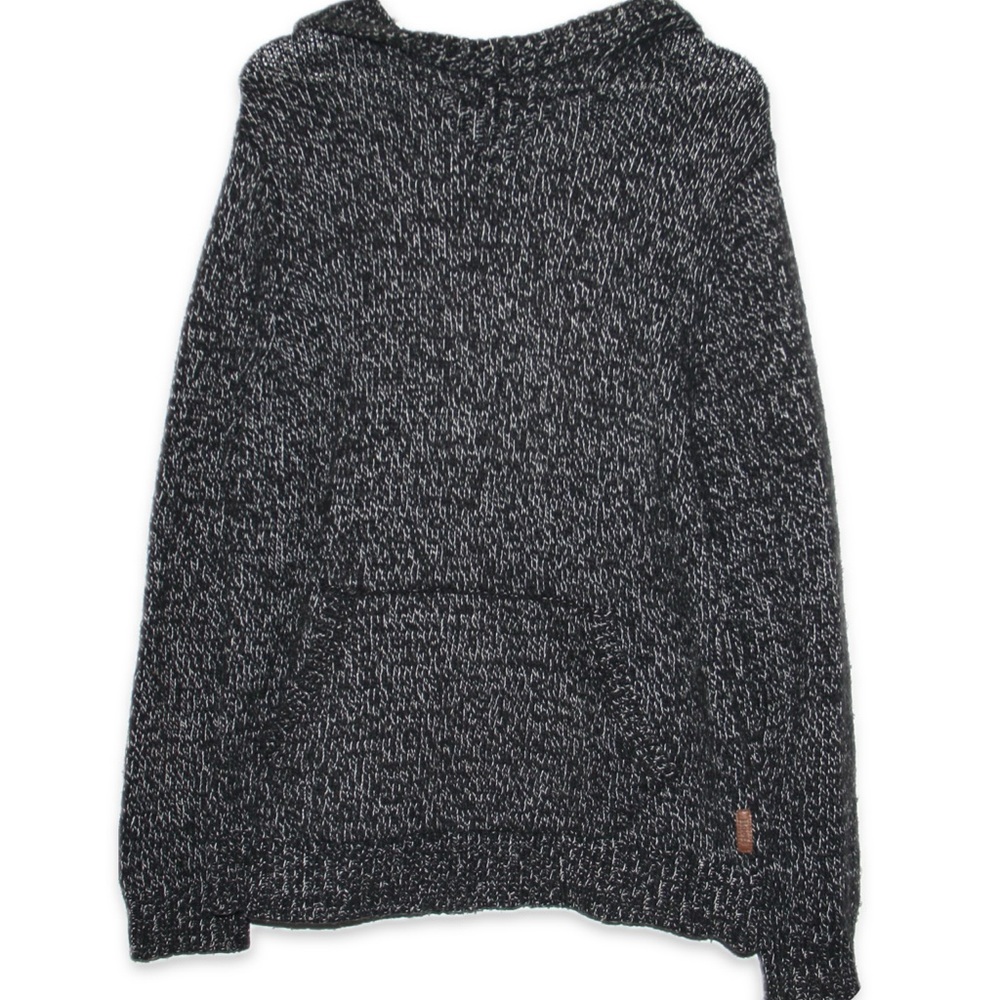 Roots Black and White Cowl Neck Sweater